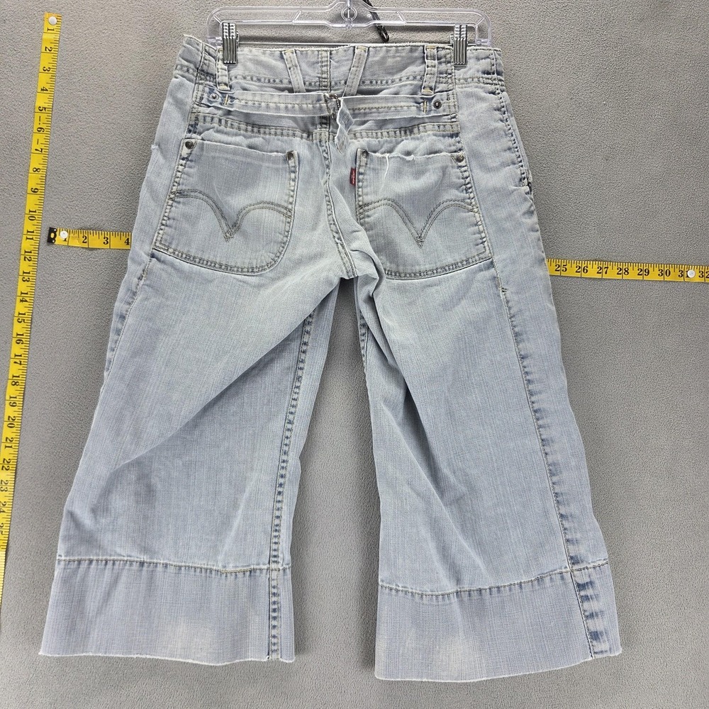 VTG Levis Engineered Jeans Womens 30x20 Buckle Back Wide Leg Twisted Y2K Skater